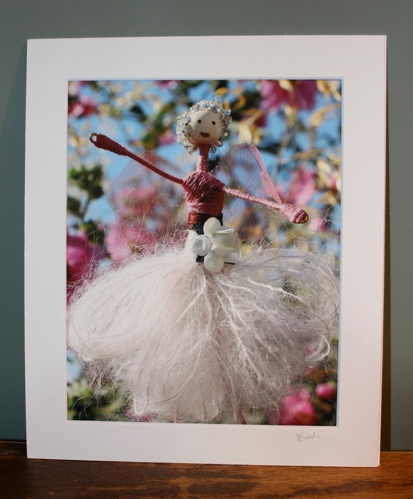 Pink fairy print